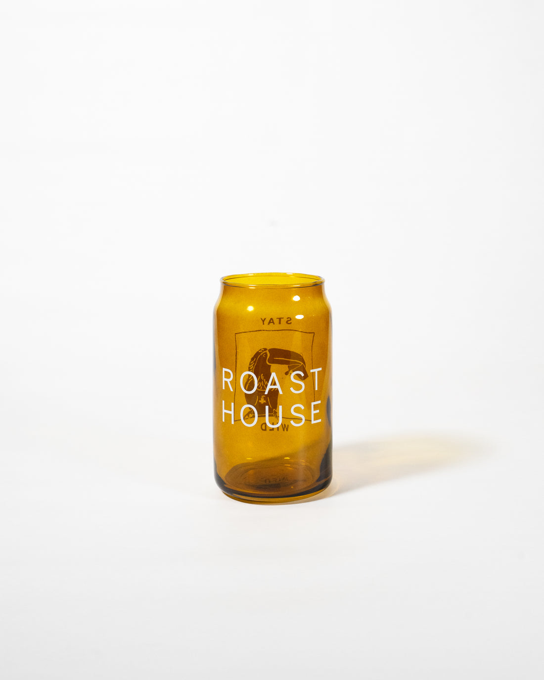 Stay Wild Amber Glass