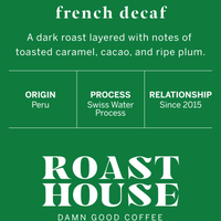 French Decaf, Swiss Water Process