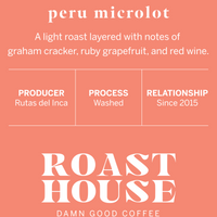 Peru Rutas del Inca Microlot