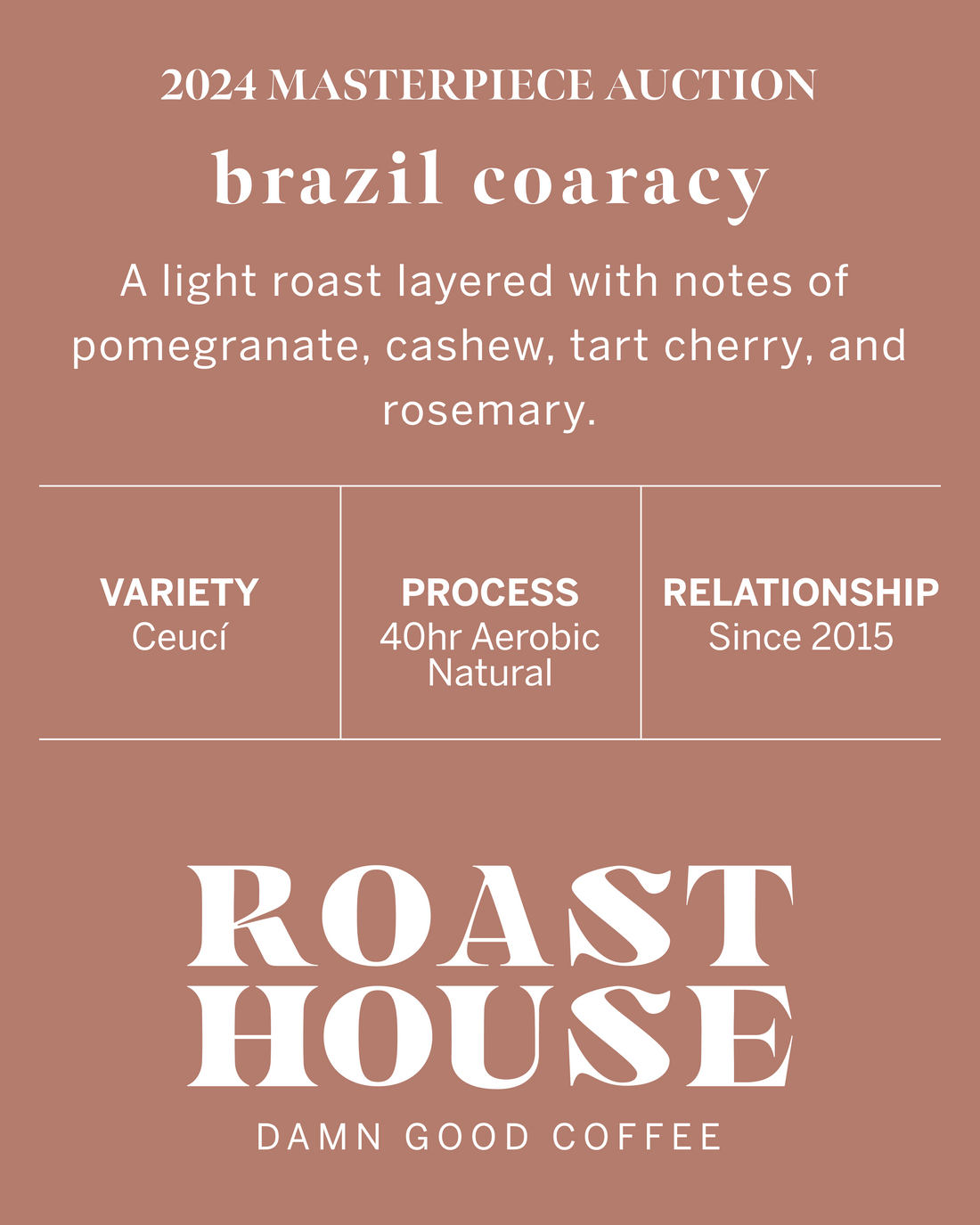 Brazil Daterra’s Masterpiece Coaracy