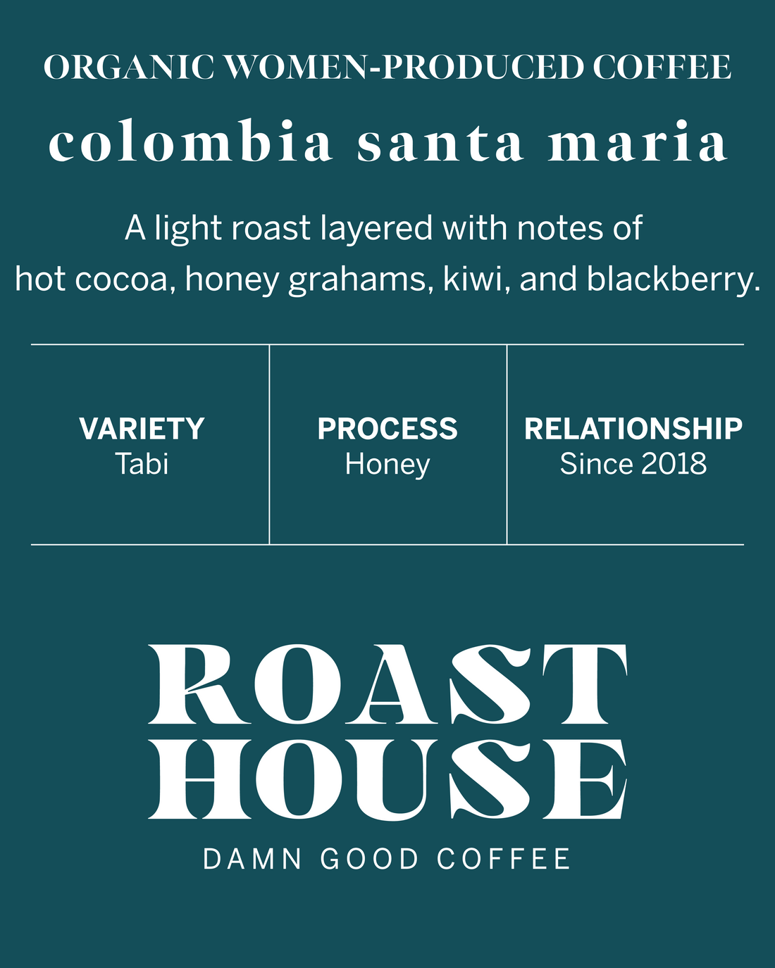 Colombia Santa Maria Women-Produced