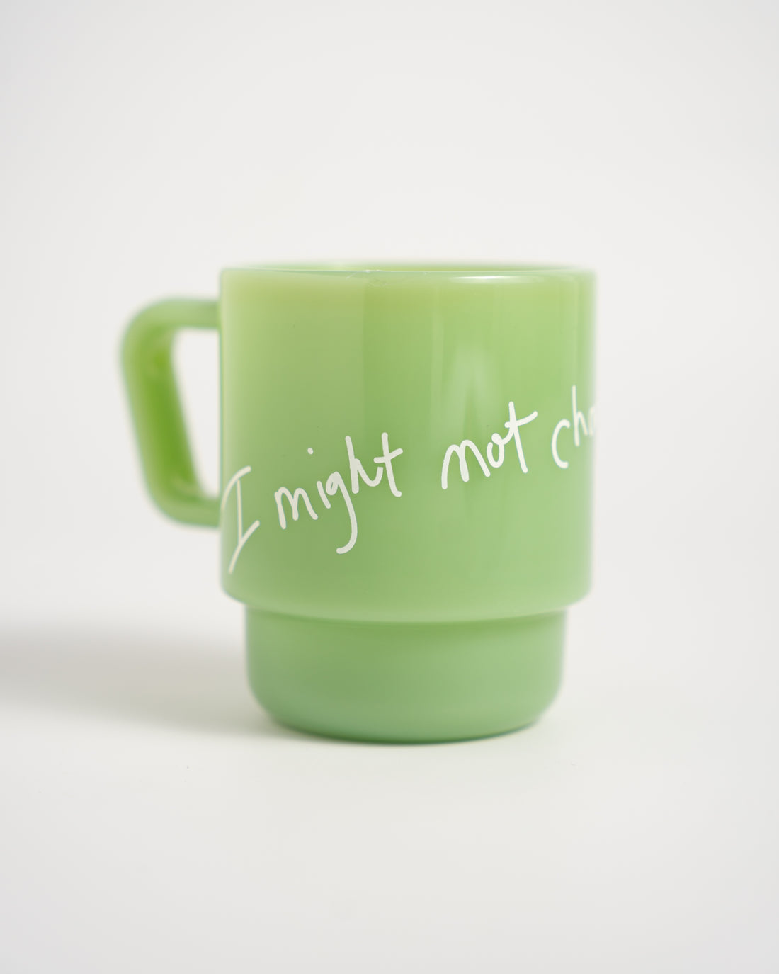 *PRE-ORDER* Change The World Milk Glass Mug