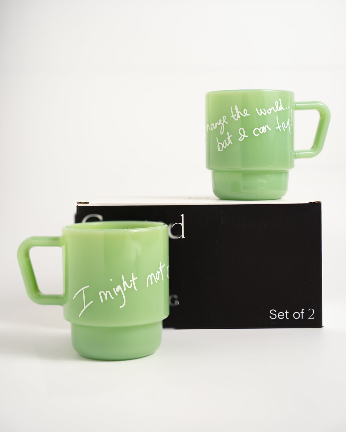 *PRE-ORDER* Change The World Milk Glass Mug