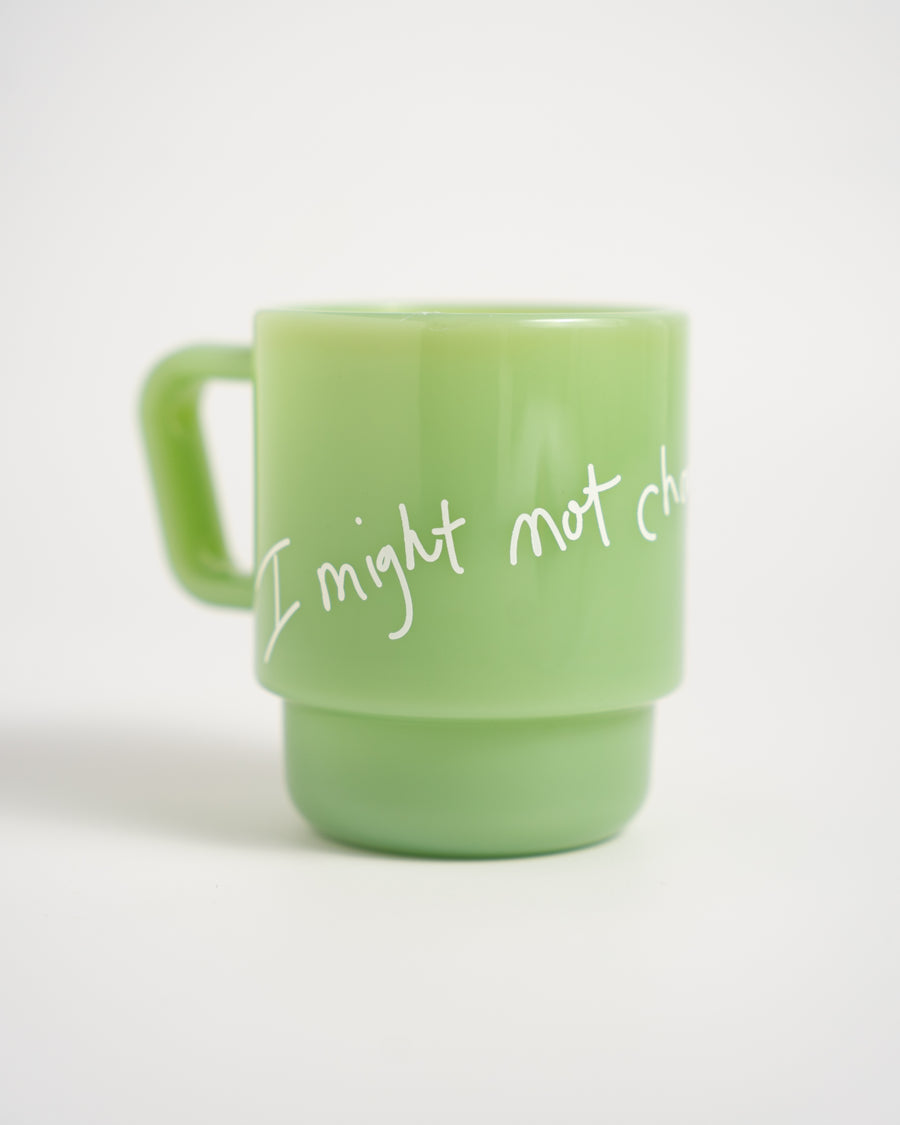 *PRE-ORDER* Change The World Milk Glass Mug