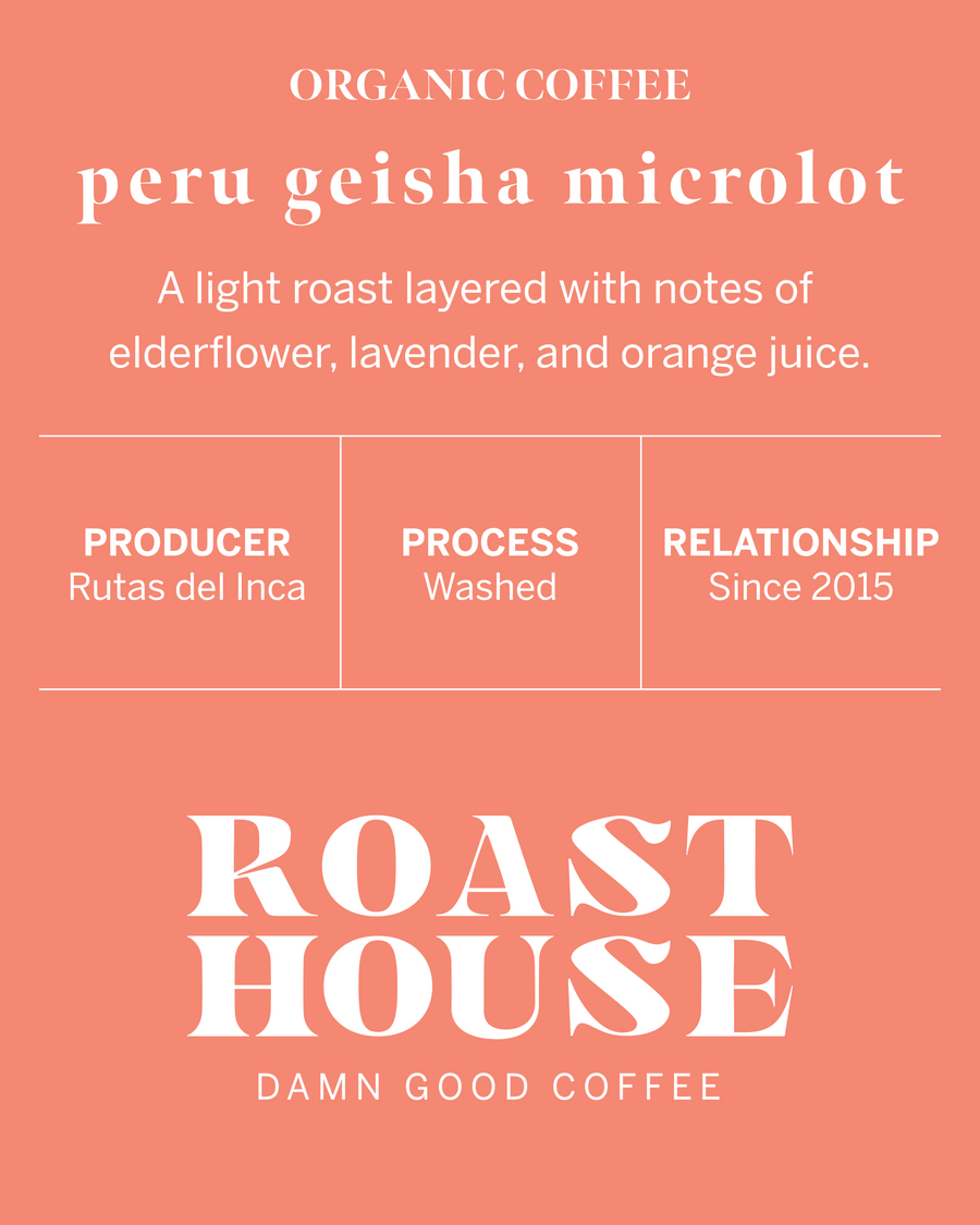 Peru Rutas del Inca Geisha Microlot